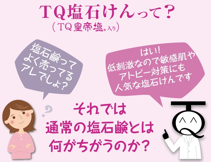 TQ塩石けんとは皇帝塩入り